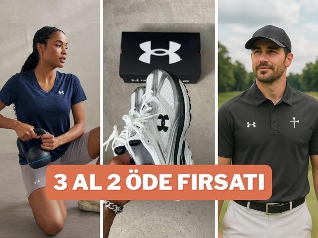 Under Armour'da 3 al 2 &ouml;de indirimi devam ediyor!