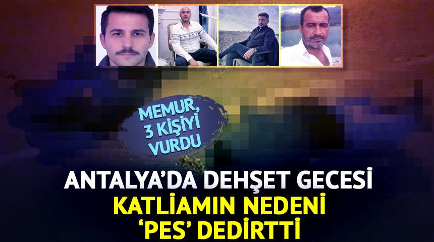 Antalya'da katliam! Yol verme kavgasında 3 kişiyi &ouml;ld&uuml;rd&uuml;