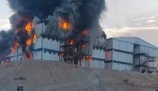Şantiyedeki yangın can aldı! 1 iş&ccedil;i yaşamını yitirdi, 6 yaralı