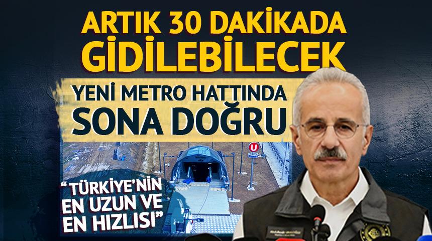 Yeni metroda sona doğru