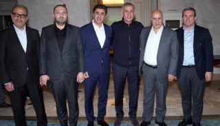 TFF Başkanı Hacıosmanoğlu, İran Futbol Federasyonu Başkanı Taj ile buluştu