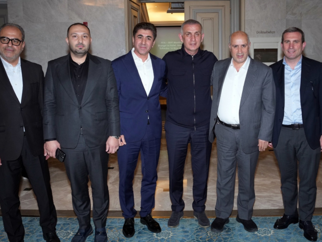 TFF Başkanı Hacıosmanoğlu, İran Futbol Federasyonu Başkanı Taj ile buluştu