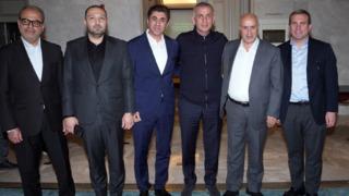TFF Başkanı Hacıosmanoğlu, İran Futbol Federasyonu Başkanı Taj ile buluştu
