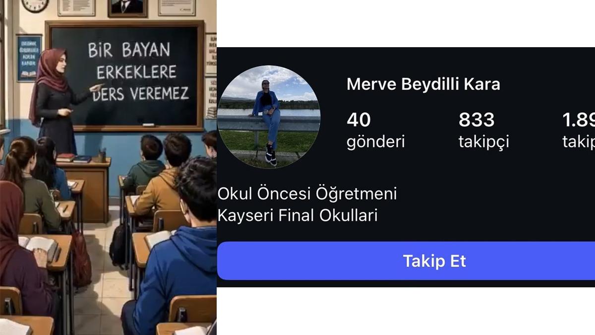 &ldquo;Kızlar evde kalsın&rdquo; paylaşımı olay oldu! Kızı &ouml;ğretmen &ccedil;ıktı 6