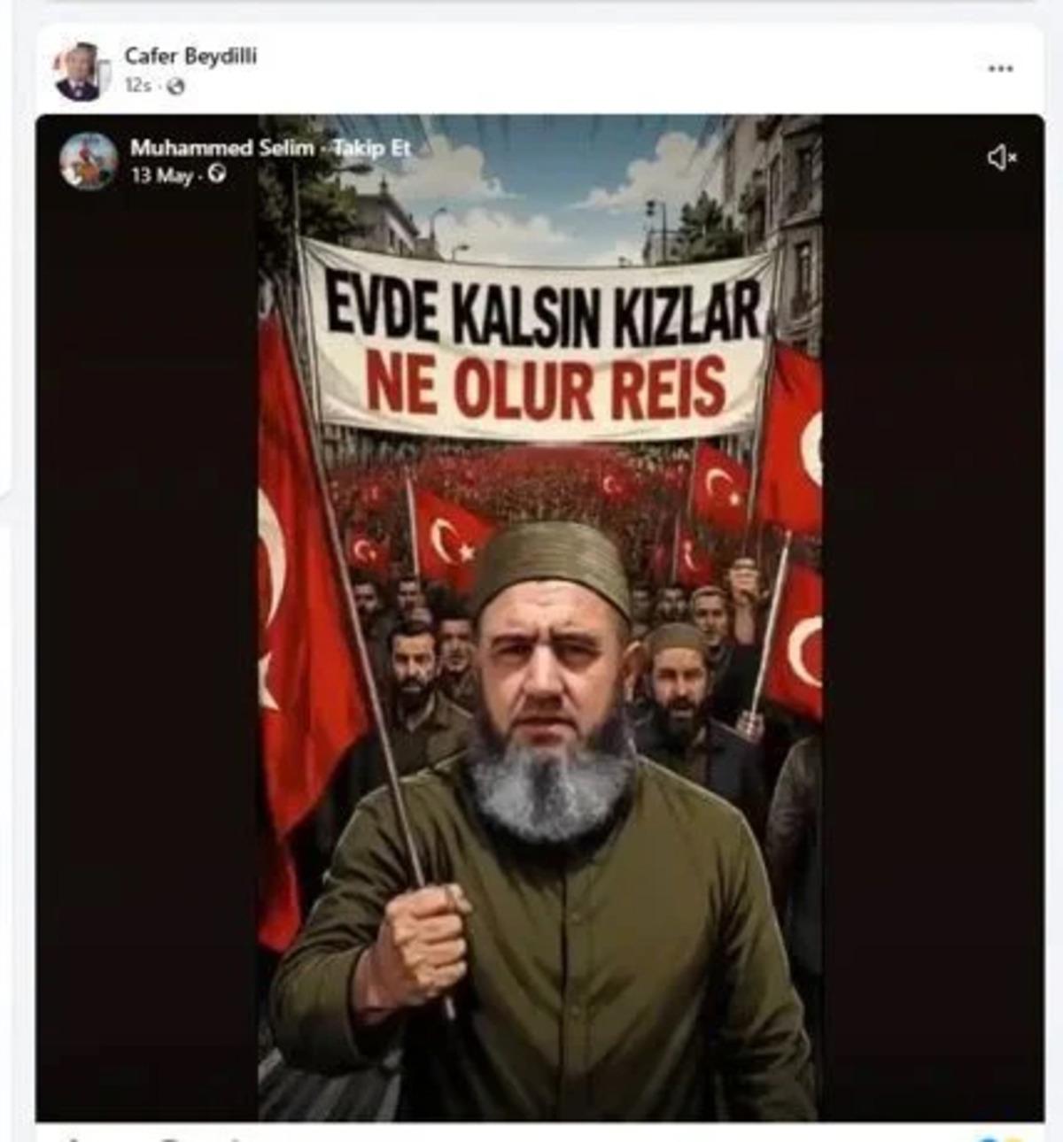 &ldquo;Kızlar evde kalsın&rdquo; paylaşımı olay oldu! Kızı &ouml;ğretmen &ccedil;ıktı 1
