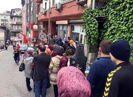 Geçici iş için mesai başlamadan kuyruk oluştu