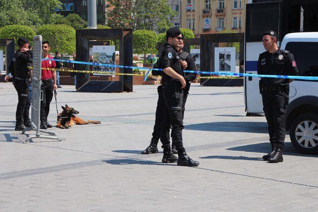 (Ek bilgi ve fotoğraflarla) - Taksim Meydanı'nda güvenlik önlemleri