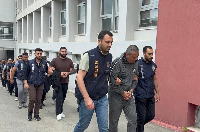 Adana merkezli yasa dışı bahis operasyonunda yakalanan 135 ş&uuml;pheli tutuklandı 14