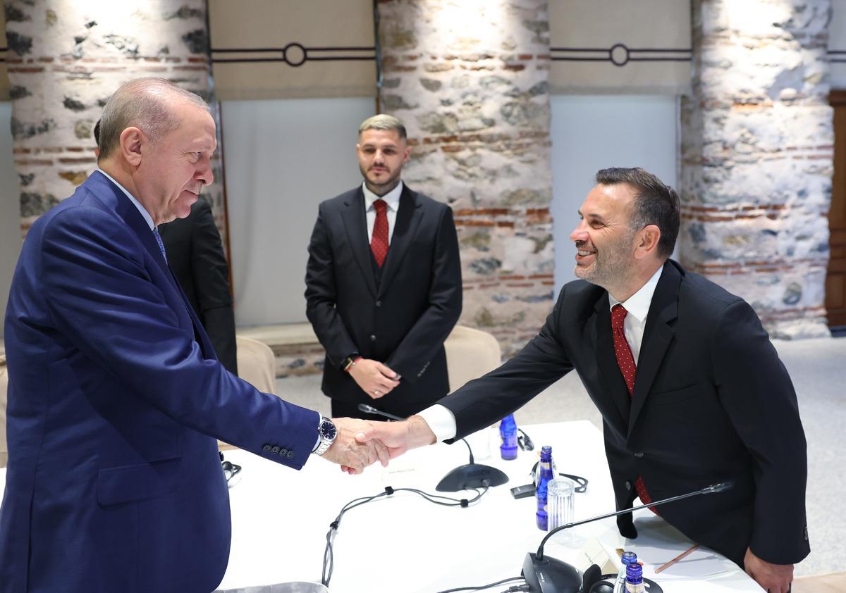Cumhurbaşkanı Erdoğan, Süper Lig şampiyonu Galatasaray ı kabul etti 5