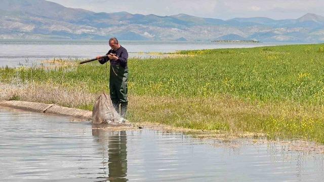 Elazığ&rsquo;da av yasağı denetimi: 3 bin 90 metre ağ ele ge&ccedil;irildi 1