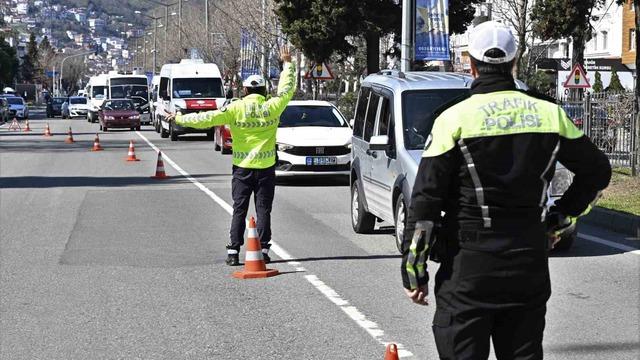 Ordu’da bir haftada 20 binden fazla araç ve sürücüsü denetlendi