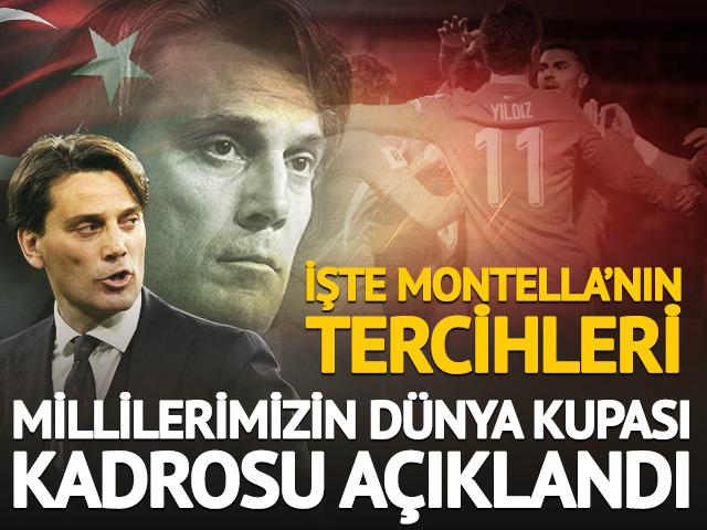 A Milli Takım D&uuml;nya Kupası geniş kadrosu a&ccedil;ıklandı!