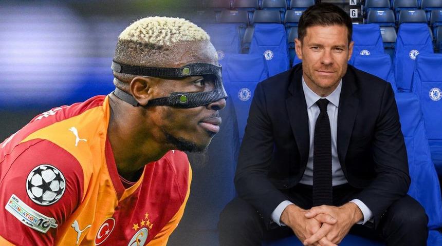 Chelsea'de Xabi Alonso gelir gelmez onu istedi: Galatasaray'dan Victor Osimhen!