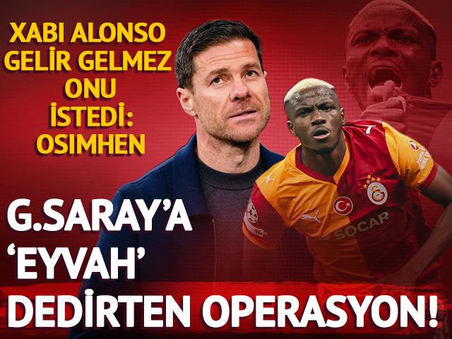 Chelsea'de Xabi Alonso gelir gelmez onu istedi: Galatasaray'dan Victor Osimhen!