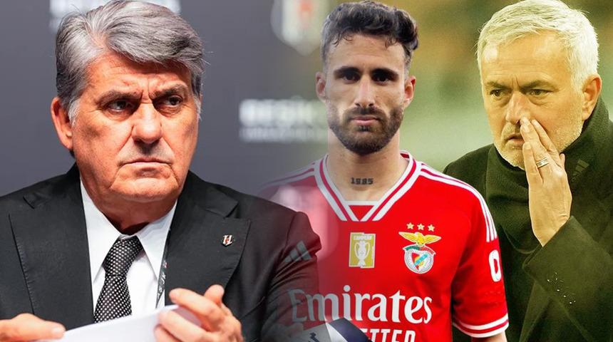 Jose Mourinho ve Rafa Silva'dan Beşiktaş'a b&uuml;y&uuml;k darbe!