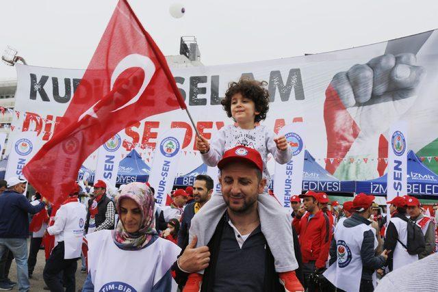 Memur-Sen'den İzmit'te 10 bin kişiyle 1 Mayıs kutlaması