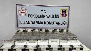 Jandarma 21 bin 240 adet içi doldurulmuş kaçak makaron ele geçirildi