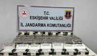 Jandarma 21 bin 240 adet i&ccedil;i doldurulmuş ka&ccedil;ak makaron ele ge&ccedil;irildi