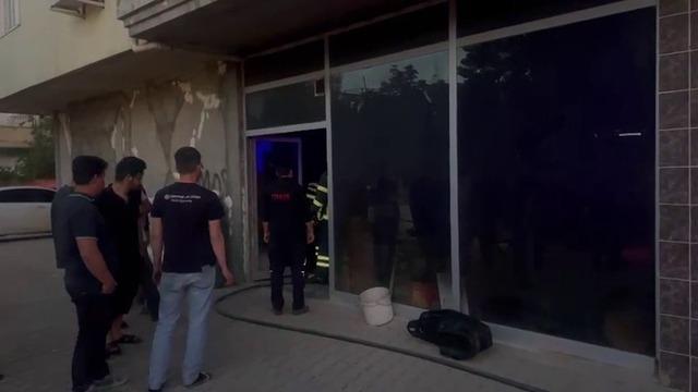 İş yerinde korkutan yangın