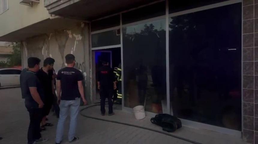 İş yerinde korkutan yangın