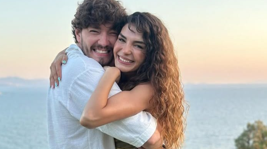 Ebru Şahin 32 yaşına girdi! Cedi Osman'dan aşk pozları