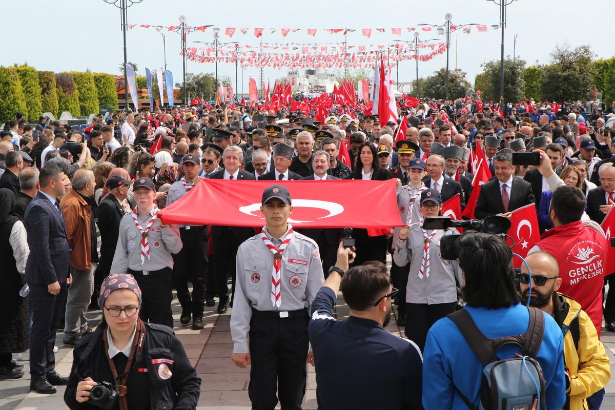 19 Mayıs kutlamalarında Bayrak Devir Teslim töreni yapıldı 5