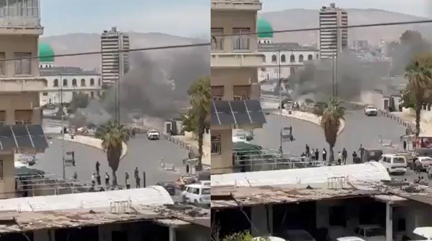 Son dakika | Şam'da patlama! "Yaralılar var"
