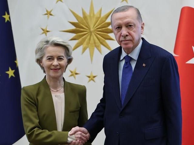 Erdoğan ile Leyen arasında kritik g&ouml;r&uuml;şme