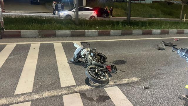 Bilecik'te otomobille motosikletin çarpıştığı kazada 1 kişi yaralandı