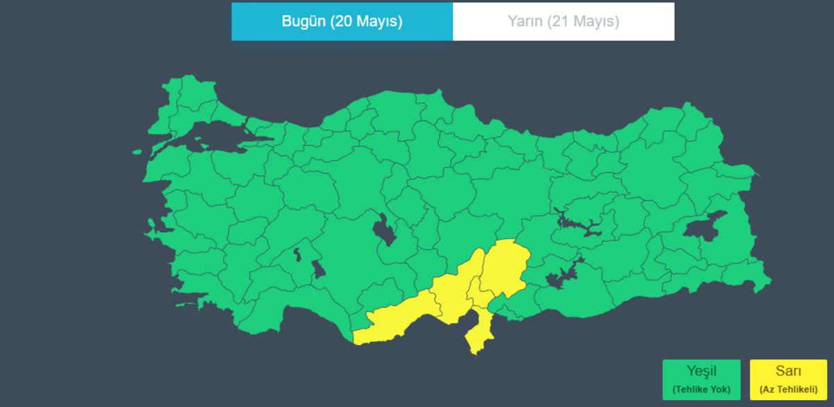 Meteoroloji den kuvvetli sağanak uyarısı! Birçok ilde alarm verildi 4