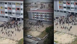 Malatya depremi beşik gibi salladı! Panik anları kamerada: B&ouml;yle ka&ccedil;ıştılar