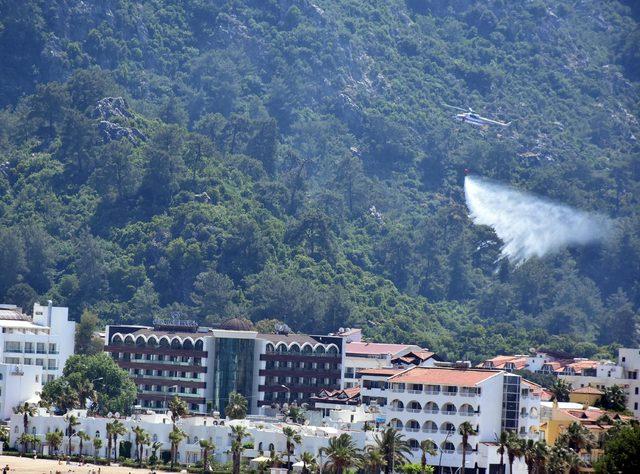 Marmaris'teki yangını 3 çocuk çıkarmış