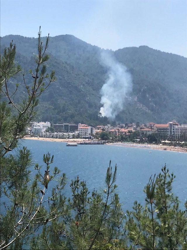 Marmaris'teki yangını 3 çocuk çıkarmış