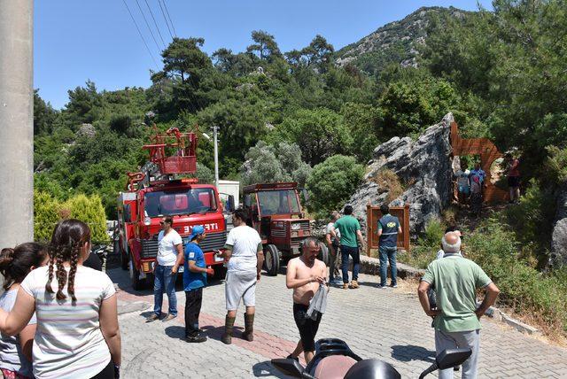 Marmaris'teki yangını 3 çocuk çıkarmış