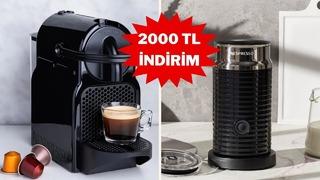 Kahve tutkunlarına müjde! Nespresso setinde 2000 TL indirim
