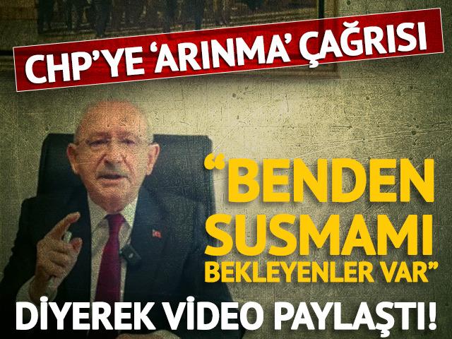 Kılı&ccedil;daroğlu'ndan 'arınma' &ccedil;ağrısı