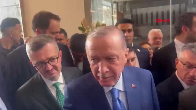 Cumhurbaşkanı Erdoğan'la gazeteciler arasındaki 'veda' diyaloğu dikkat çekti