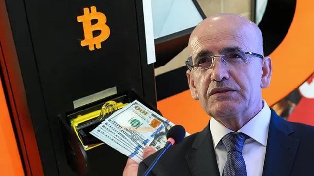 'T&uuml;rkiye'de kripto ATM'leri yasaklandı' Bakan Şimşek sebebini a&ccedil;ıkladı