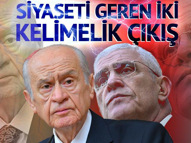 Siyaseti geren iki kelimelik &ccedil;ıkış