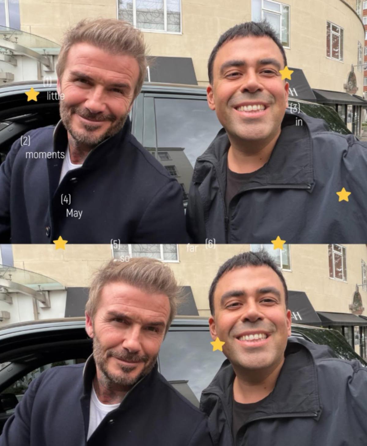 Her yerde aranan Mert Vidinli, Beckham la fotoğraf paylaştı 1