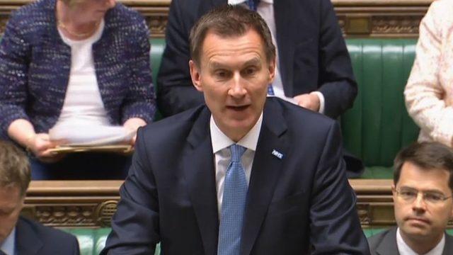 Sağlık Bakanı Jeremy Hunt