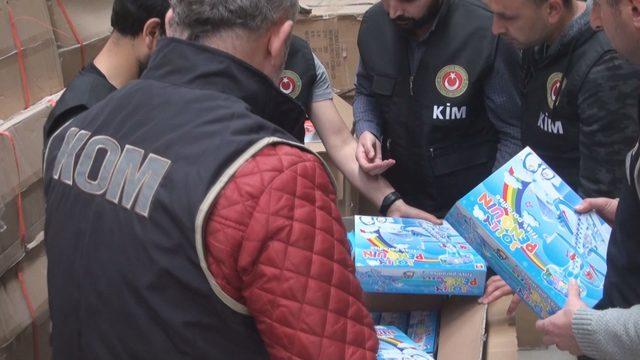 Kocaeli'de 4,5 milyon liralık kaçak oyuncak ele geçirildi