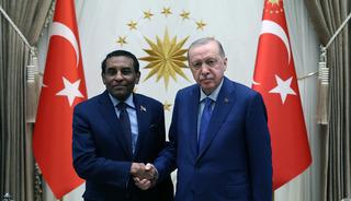 Cumhurbaşkanı Erdoğan, Sudan Başbakanı İdris'i kabul etti