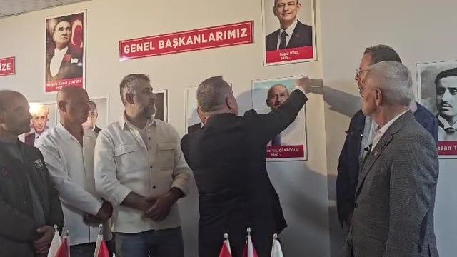Parti binasından Kılıçdaroğlu'nun fotoğrafı kaldırıldı
