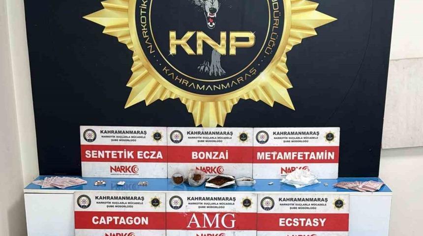Kahramanmaraş&rsquo;ta uyuşturucu operasyonu: 3 tutuklama