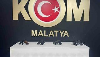 Malatya&rsquo;da uyuşturucu ve silah operasyonu