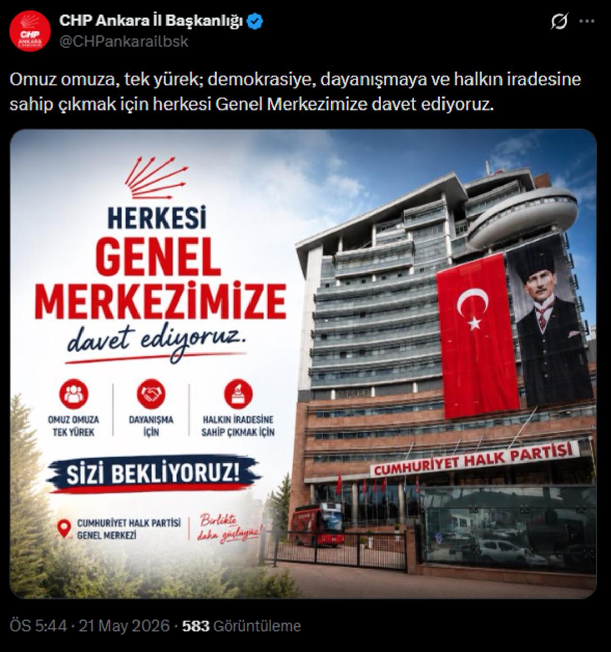 Son dakika | CHP li tüm vekiller "acilen" genel merkeze çağrıldı 4