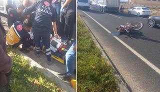 Mardin&rsquo;de cip ile &ccedil;arpışan motosikletin s&uuml;r&uuml;c&uuml;s&uuml; &ouml;ld&uuml;
