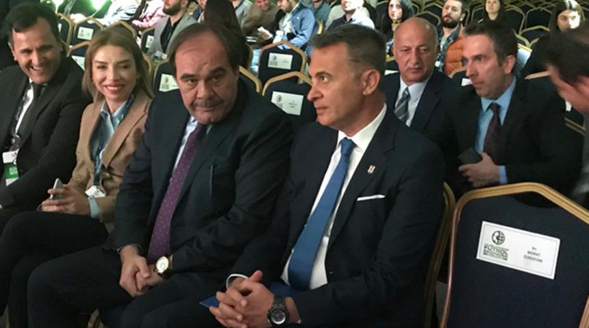 Fikret Orman ve Yıldırım Demirören Uluslararası Futbol Ekonomi Forumu'nda bir araya geldi