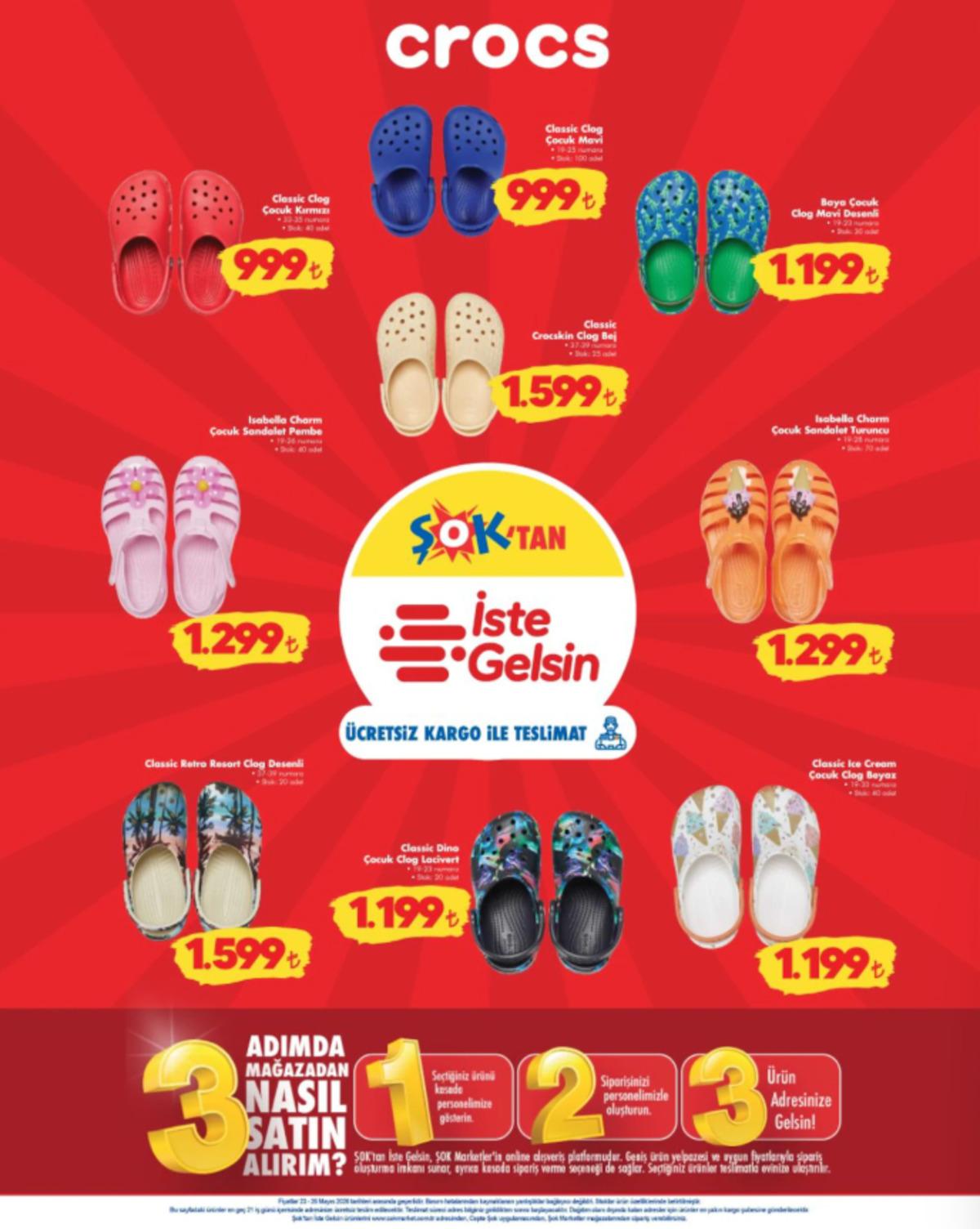 ŞOK a Crocs terlik geliyor! 23 Mayıs 2026 ŞOK aktüel kataloğu  4